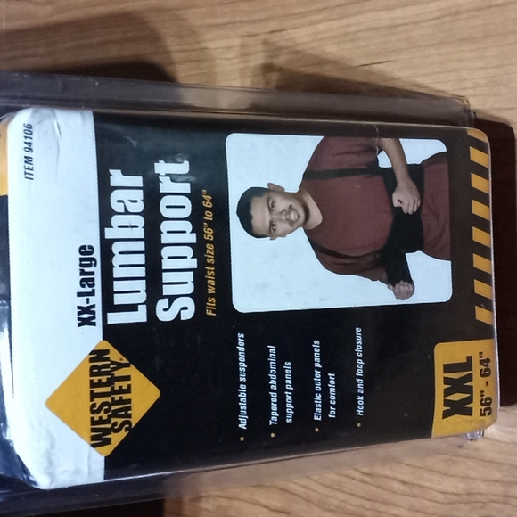 New Western Safety lumbar support-XXL - Picture 1 of 5